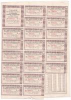 Lengyelország / Varsó 1935. "Lengyel Köztársaság kötvénye 100 arany Zlotyi értékben"  szel...