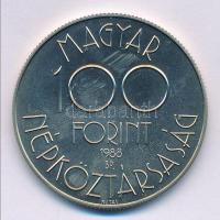 1988. 100Ft Cu-Ni-Zn "Labdarúgó Világbajnokság 1990 - Két játékos" T:BU 
Adamo EM105