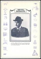 6 db Krúdy Gyulával (1878-1933) kapcsolatos nyomtatvány, boríték, stb.