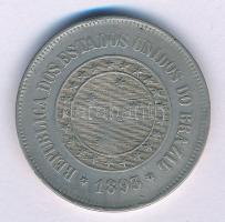 Brazília 1893. 100R Cu-Ni T:2-
Brazil 1893. 100 Réis Cu-Ni C:VF
Krause KM#492