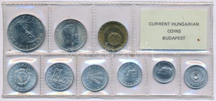 1974. 2f-10Ft (9xklf) érmés forgalmi sor fóliatokban T:1 Adamo FO7