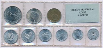 1975. 2f-10Ft (9xklf) érmés forgalmi sor fóliatokban T:1 Adamo FO8