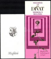 1930-1983 6 db vegyes meghívó (Baranyavármegyei Gazdasági Egyesület, Szegedi Ügyvédi Kamara, stb.)