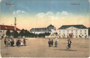 1926 Körmend, Batthyány tér, Batthyány kastély (kopott sarkak / worn corners)