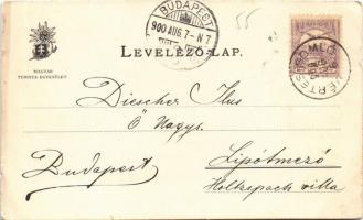 1900 Majk, Majkpuszta (Oroszlány); Kamalduli kolostor és kastély. Üdvözlet a Vértesből! Magyar Turis...