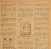 A Magyar Sakkélet c. sakkújság 6 évfolyama egybekötve évfolyamonként: 1951, 1952, 1959, 1980, 1981, ...