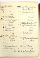 cca 1913-1927 Bonyhád, Perczel-kastély kézzel írt vendégkönyve, 2 db