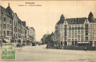 Budapest XI. Fehérvári út, Brezina Gyula üzlete, Gyógyszertár, vaskereskedés, villamos. Taussig 152.