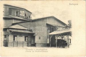 1901 Budapest XIV. Lovarda a Városligetben, pénztár, II. helyi karzat / Circus im Stadtwäldchen (EK)