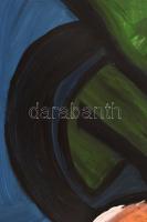 Aknay jelzéssel: Angyal. Olaj, papír. 48x36 cm