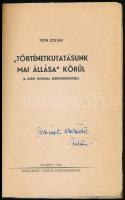 Tóth Zoltán: "Történetkutatásunk mai állása" körül. (A Szent Korona eredetkérdéséhez.) Bp....