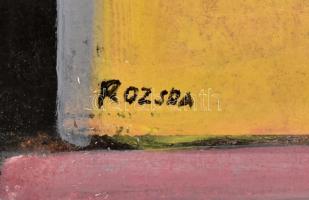 Rozsda jelzéssel: Kelyhes kompozíció. Olaj, karton. 104x72 cm