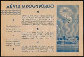 cca 1930 Keszthely-Hévíz képekkel illusztrált reklámprospektus