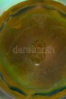 Zsolnay eozin mázas váza/korsó, jelzett, apró kopásnyomokkal, m: 28 cm