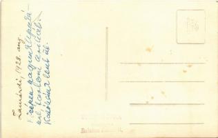 1928 Zamárdi, fürdőzők. Schäffer Gyula fényképész, photo