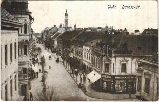 1925 Győr, Baross út, Kocsis Jenő üzlete