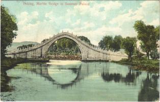 1913 Beijing, Peking; Marble Bridge in Summer Palace (EK)