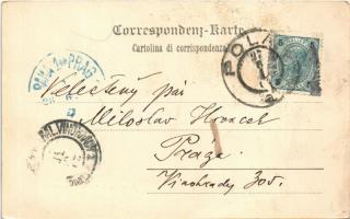 1904 Pola, Kriegshafen / Porto da guerra / Osztrák-Magyar Haditengerészet kikötője Polában, SMS Erzh...