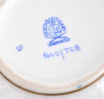 Herendi Tupini (TCA) mintás bonbonniere rózsás dísszel.  Kézzel festett, jelzett, egy minimális karc...