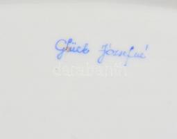 Herendi Tupini (TCA) mintás bonbonniere rózsás dísszel.  Kézzel festett, jelzett, egy minimális karc...