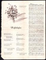 Vegyes papírrégiség tétel, közte levél, oklevél, számla, tanusítvány, stb