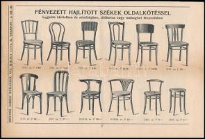 cca 1925 Bp. VII., Hexner József Kávéházi és Vendéglői Berendezések Szaküzletének árjegyzéke, szakad...