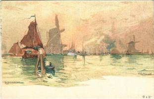 Dordrecht, ships. litho s: H. Cassier (EB)