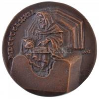 Csúcs Ferenc (1905-1999) 1972. "Zolnay László - AGT 58 / MDCCCCLXXII" Br emlékplakett, per...