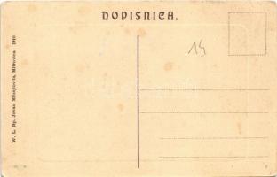 Szávaszentdemeter, Mitrovitz an der Save, Sremska Mitrovica; Fő tér, üzletek, gyerekek. W. L. Bp. Jo...