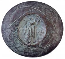 Csúcs Ferenc (1905-1999) 1973. "Pécsi Sándor" Br emlékérem, peremén "78?" sorszá...