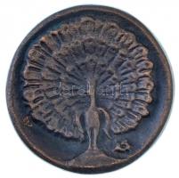 Csúcs Ferenc (1905-1999) DN "Páva" Br emlékplakett, peremén "4" sorszám (~57mm) ...