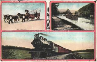 Pennsylvania, From Tide Water to the Ohio Valley, Transportation in three centuries, locomotive (EK)