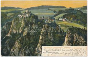 Semmering, Ruine und Ortschaft Klamm / castle ruins (EK)