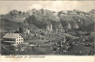 Passo Sella, Sellajoch (Südtirol); Gegen die Geisslergruppe / Gruppo delle Odle (EK)