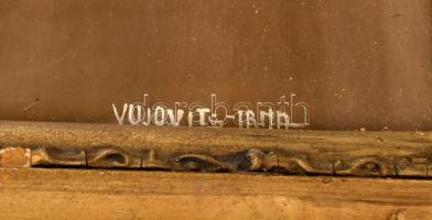 Vujovits (Vujovich) Irma (1898-1977), a nagybányai szabadiskolát látogatta 1918-ban: Alabárdos. Olaj...