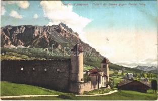 Cortina dAmpezzo (Südtirol); Castell de Zanna gegen Punta Nera / castle