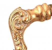 Réz kilincs, h: 26,5 cm