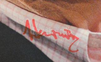 Jorge Semprun író aláírása könyvfesztiváli kiadványon / Autogrpah signature