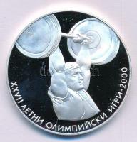 Bulgária 2000. 10L Ag XXVII. Nyári Olimpiai Játékok - Súlyemelő T:PP Bulgaria 2000. 10 Leva Ag 27th Summer Olympic Games - Weightlifting C:PP