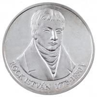 Csóka Zsuzsa (1962-) DN Röck István 1775-1850 ezüstözött Br emlékérem (60mm) T:2 (eredetileg PP)