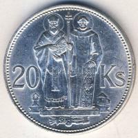Szlovákia 1941. 20K Ag "St.Kyrill és St.Methodius" T:2+