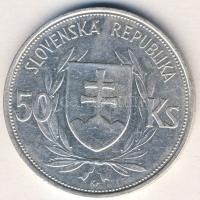Szlovákia 1944. 50K Ag "5. Függetlenségi évforduló" T:2