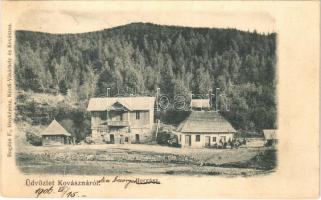 1906 Kovászna, Covasna; Horgász villa. Bogdán F. fényképész / villa (Rb)