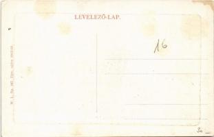 Orsova, Kasanpartie / Cazane / Kazán-szoros, Széchenyi emléktábla. W. L. Bp. 187. / gorge, monument ...