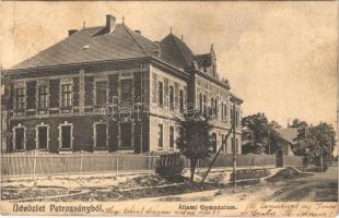 1910 Petrozsény, Petrosani; Állami gimnázium. Adler fényirda / high school, grammar school (EB)