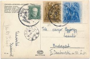 Magyar ház tornáca / Hungarian folklore + "1938 Kassa visszatért" So. Stpl