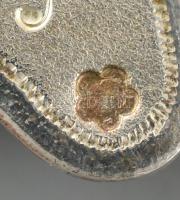 XX. sz eleje: Paar János 12 személyes ezüst (Ag) evőeszköz készlet. 65 darabos. Mesterjegyes, jelzet...