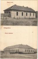 1913 Kétegyháza, Állami óvoda és népiskola. Czigler Lajos kiadása