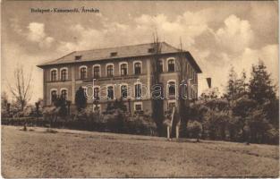 1930 Budapest XI. Kamaraerdő, árvaház