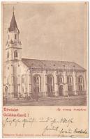 1907 Celldömölk, Ágostai evangélikus templom. Dinkgreve Nándor kiadása + SÁG VAS M.